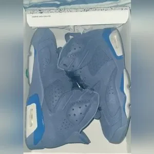 Like new in box! Mens Jordan retro 6 “Diffused blue”. Size 10.5 Good condition Jordan 6 Retro Diffused Blue - Size 11.5 ( 384664-400 ) | eBay main image 2